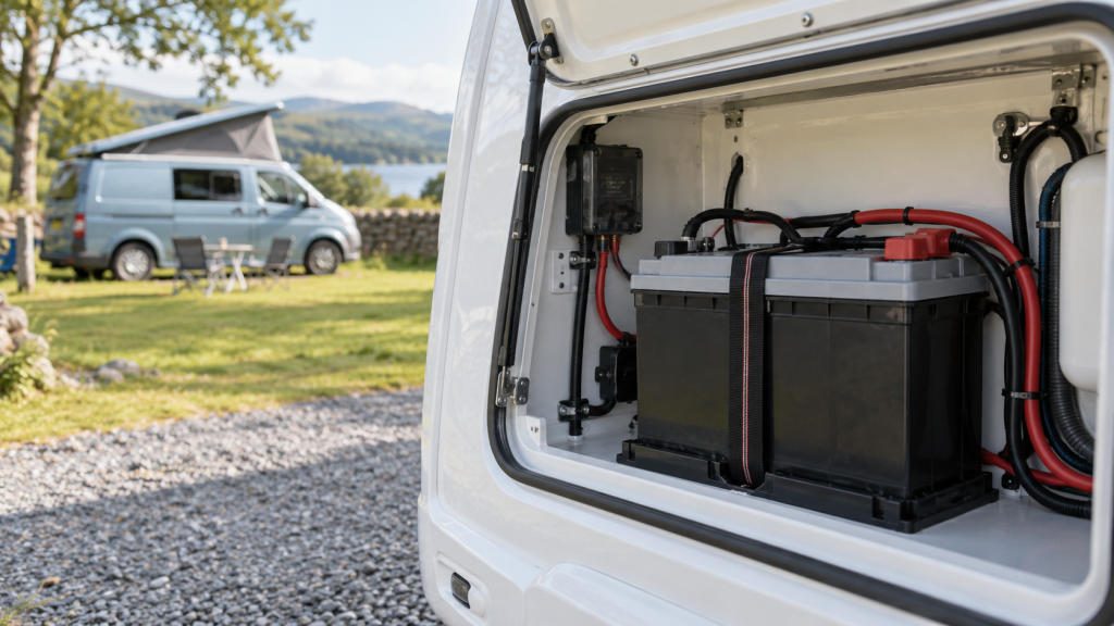 caravan leisure battery winter